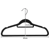 Clothes hanger 20pcs - black Ruhhy 22536