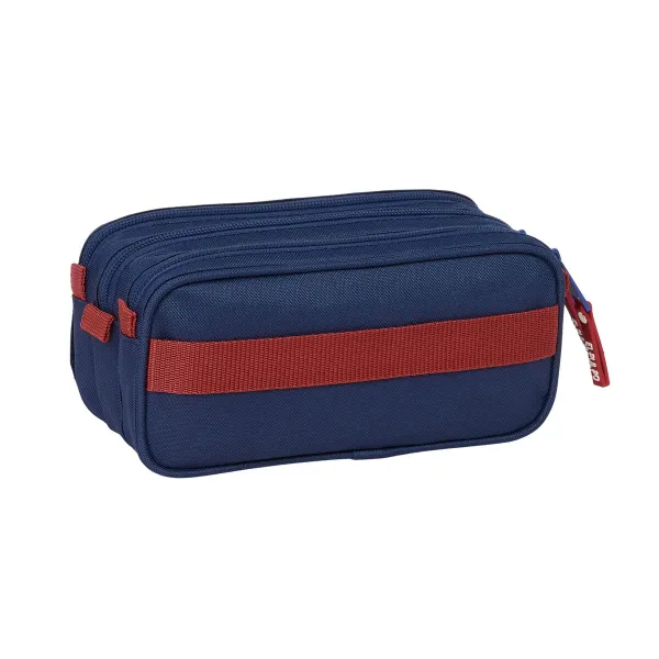 Triple Carry-all El Pulpo Navy Blue 21,5 x 10 x 8 cm