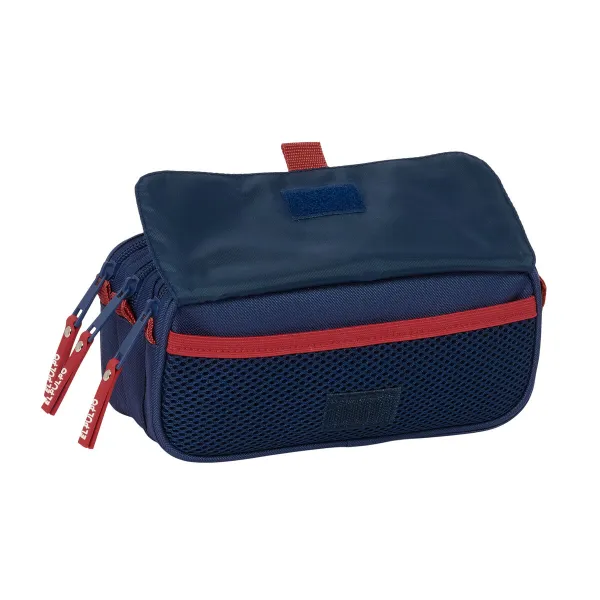 Triple Carry-all El Pulpo Navy Blue 21,5 x 10 x 8 cm