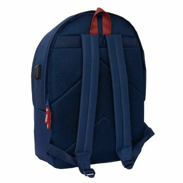 School Bag El Pulpo Navy Blue 31 x 44 x 18 cm
