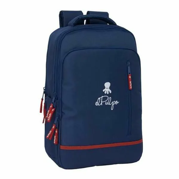 School Bag El Pulpo Navy Blue 29 x 44 x 15 cm