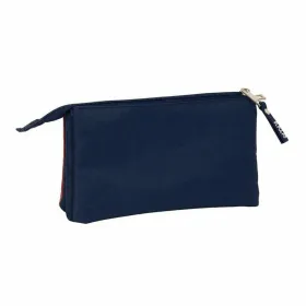 Triple Carry-all El Pulpo   Red Navy Blue 22 x 12 x 3 cm