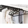 Clothes hanger 20pcs - black Ruhhy 22536