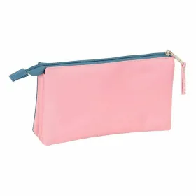 Triple Carry-all El Pulpo   Blue Pink 22 x 12 x 3 cm