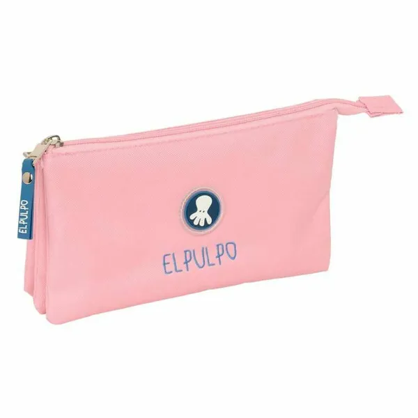 Triple Carry-all El Pulpo   Light Blue 22 x 12 x 3 cm