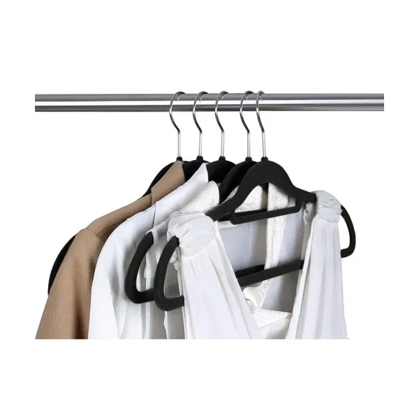 Clothes hanger 20pcs - black Ruhhy 22536