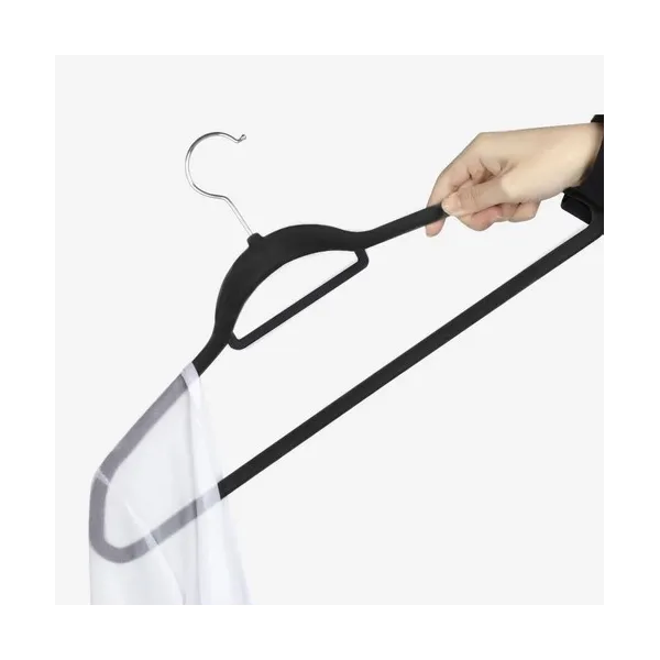 Clothes hanger 20pcs - black Ruhhy 22536
