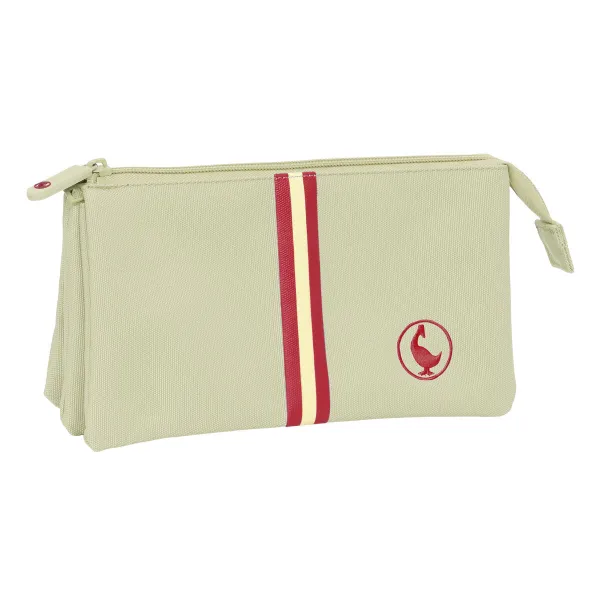 Тройной пенал El Ganso Beige Бежевый 22 x 12 x 3 cm