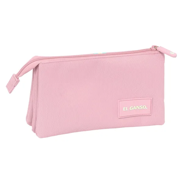 Triple Carry-all El Ganso Pink Pink 22 x 12 x 3 cm