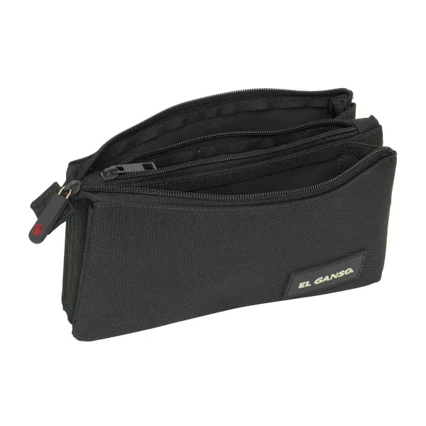 Triple Carry-all El Ganso Black Black 22 x 12 x 3 cm