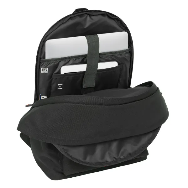 Mokyklinis krepšys El Ganso +usb el ganso basics Juoda 31 x 44 x 18 cm