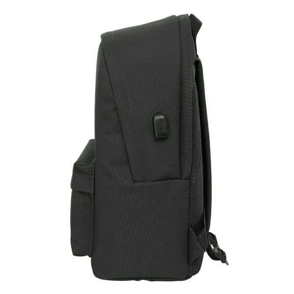 Mokyklinis krepšys El Ganso +usb el ganso basics Juoda 31 x 44 x 18 cm
