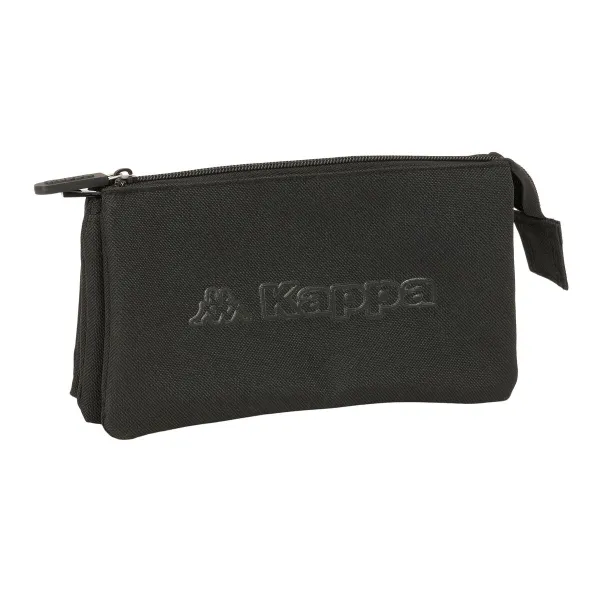 Holdall Kappa Negro Black 22 x 12 x 3 cm