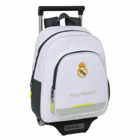 Mokyklinis krepšys Real Madrid C.F. Balta 28 x 34 x 10 cm