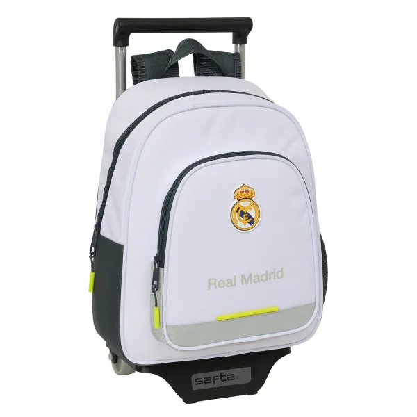 School Bag Real Madrid C.F. White 28 x 34 x 10 cm