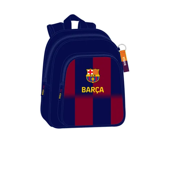 Школьный рюкзак F.C. Barcelona Синий Тёмно Бордовый 27 x 33 x 10 cm