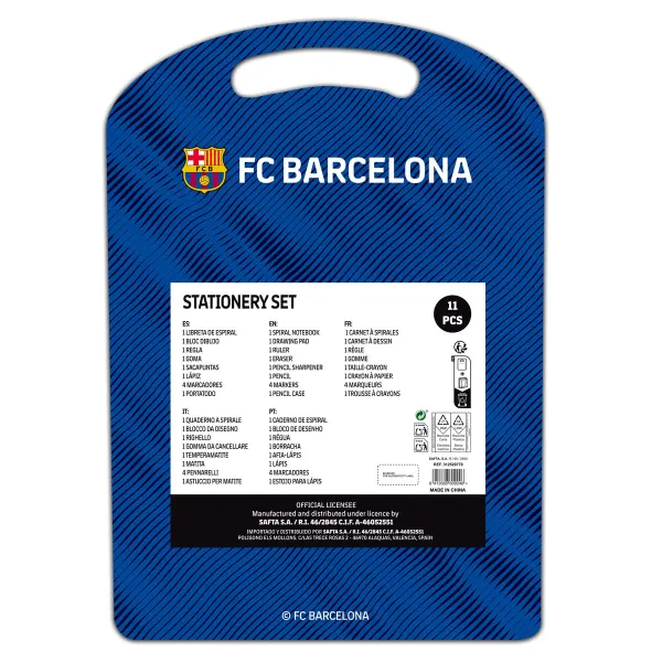 Stationery Set F.C. Barcelona Blue Maroon