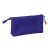 Trīsvietīgs futrālis Atlético Madrid Zils Balts Sarkans 22 x 12 x 3 cm