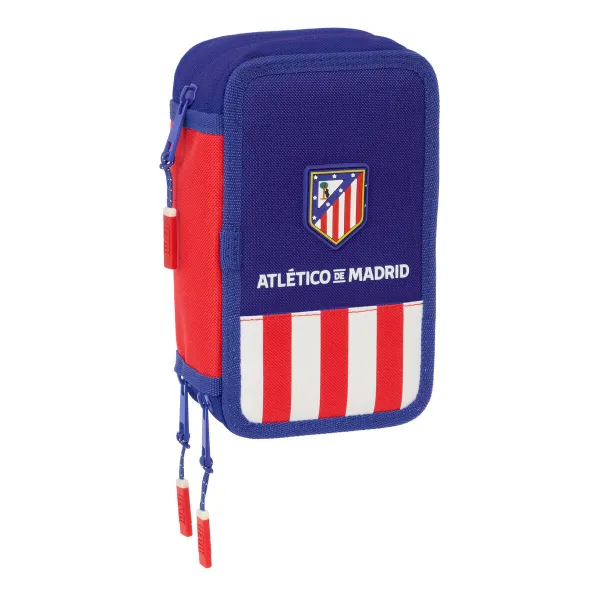 Trigubas penalas Atlético Madrid Mėlyna Balta Raudona 12,5 x 19,5 x 5,5 cm 37 Dalys