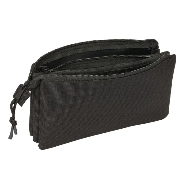 Triple Carry-all Atlético Madrid Black 22 x 12 x 3 cm