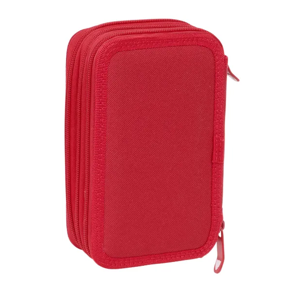 Penālis ar vietu trim zīmuļiem Sevilla Fútbol Club Sarkans 12,5 x 19,5 x 5,5 cm 37 Daudzums