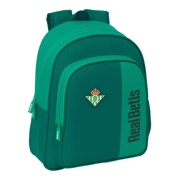 Koululaukku Real Betis Balompié Akvamariini 28 x 34 x 10 cm