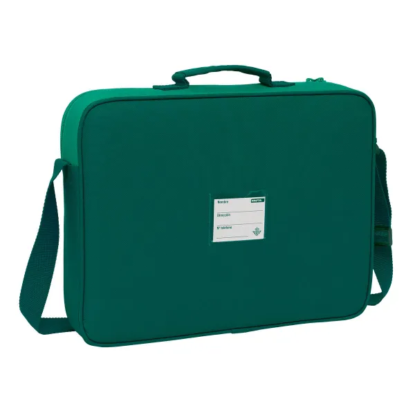 Школьный портфель Real Betis Balompié Зеленый Светло-зеленый 38 x 28 x 6 cm