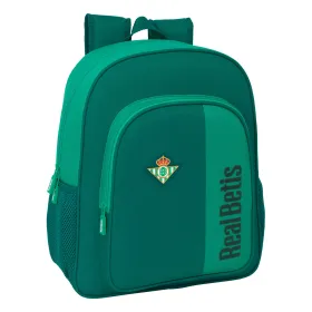 Mokyklinis krepšys Real Betis Balompié Žalia 32 x 38 x 12 cm
