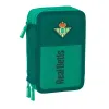 Тройной пенал Real Betis Balompié Аквамарин 12,5 x 19,5 x 5,5 cm 37 Предметы