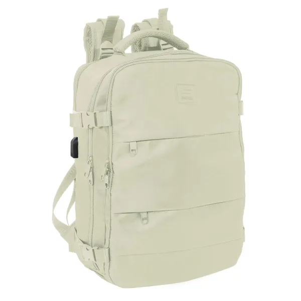 Koululaukku Safta Beige Beige