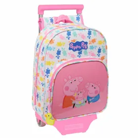 Mokyklinis krepšys Peppa Pig Baby pig Spalvotas 26 x 11 x 67 cm 26 x 34 x 11 cm