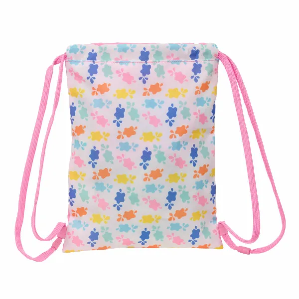 Сумка-рюкзак на веревках Peppa Pig Baby pig Разноцветный 26 x 34 x 1 cm