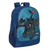 Koululaukku How to Train Your Dragon Tummansininen 32 x 44 x 16 cm