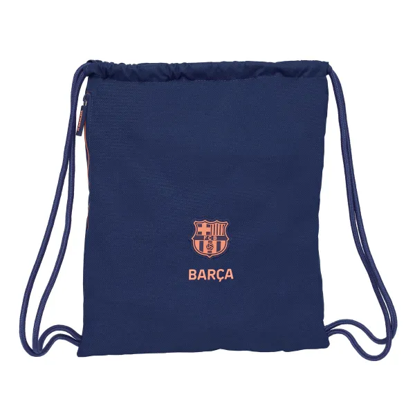 Kuprinė su virvutėmis F.C. Barcelona Tamsiai mėlyna 35 x 40 x 1 cm