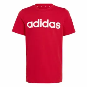 Child's Short Sleeve T-Shirt Adidas Lin Roja