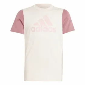 Krekls ar Īsām Piedurknēm Bērniem Adidas Essentials Big Logo Colorblock