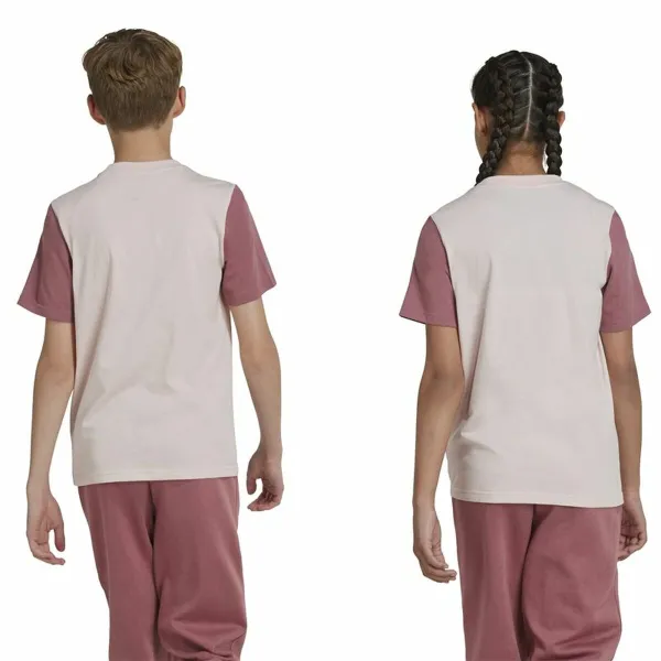 Krekls ar Īsām Piedurknēm Bērniem Adidas Essentials Big Logo Colorblock