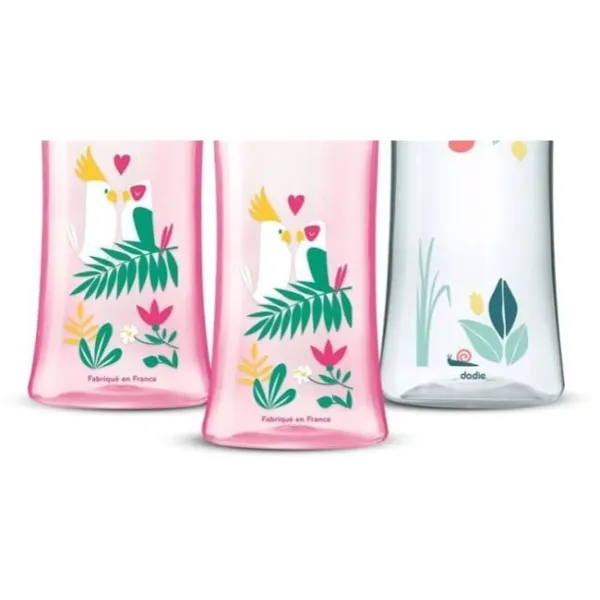 Mazuļa pudele Dodie Bird ros