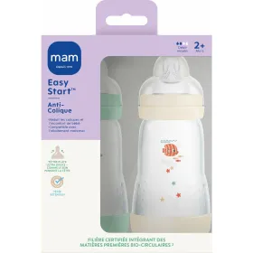 Mazuļa pudele MAM Fishes Zaļš Bēšs