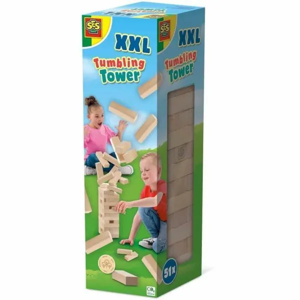 Įgūdžių žaidimas SES Creative XXL Tumbling Tower