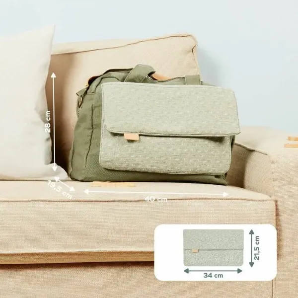 Diaper Changing Bag Babymoov Abstract Green Vert