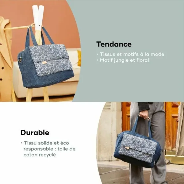 Diaper Changing Bag Babymoov Palm Blue