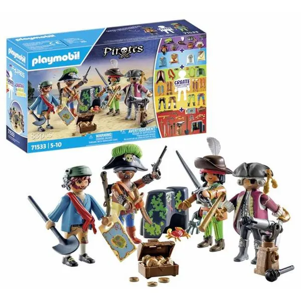 Playset Playmobil Pirates 71533 83 Предметы
