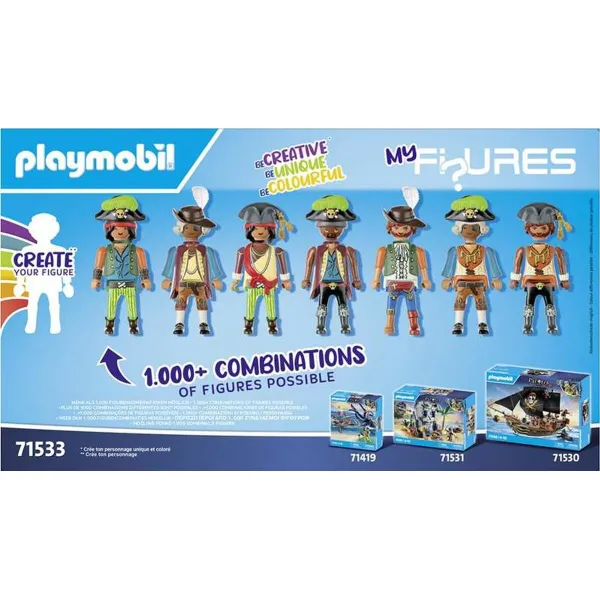 Playset Playmobil Pirates 71533 83 Предметы
