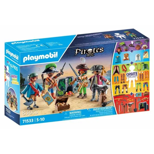 Playset Playmobil Pirates 71533 83 Предметы
