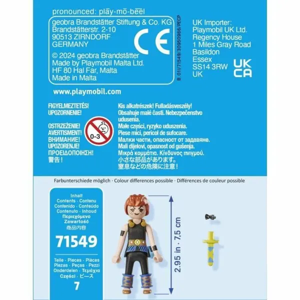 Playset Playmobil Asterix 71549 13 X 4 X 10 CM 7 Daudzums 49 Daudzums