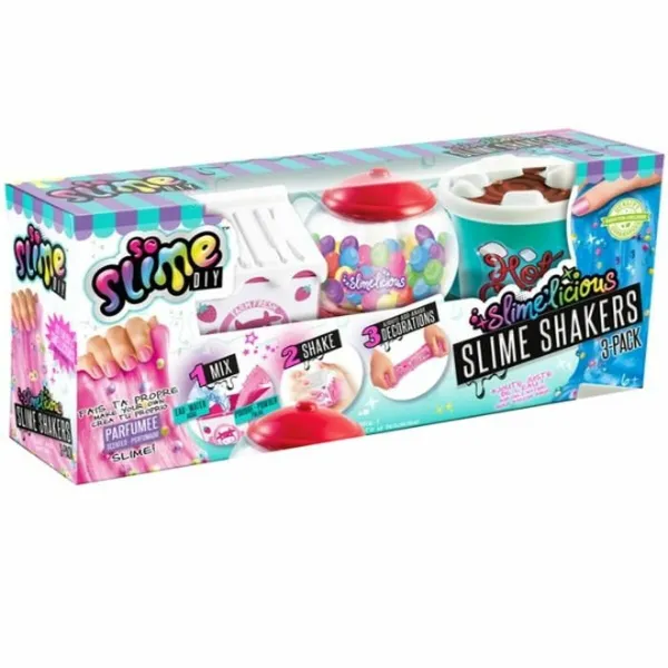 Modelēšanas Māla Spēle Canal Toys SLIMELICIOUS Violets (3 Daudzums)