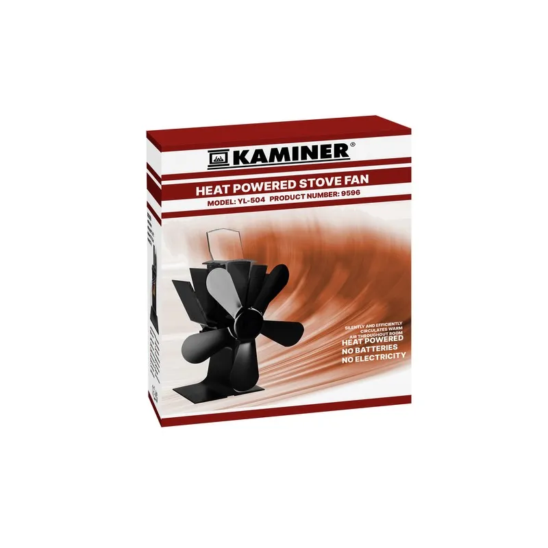 5-blade fireplace fan