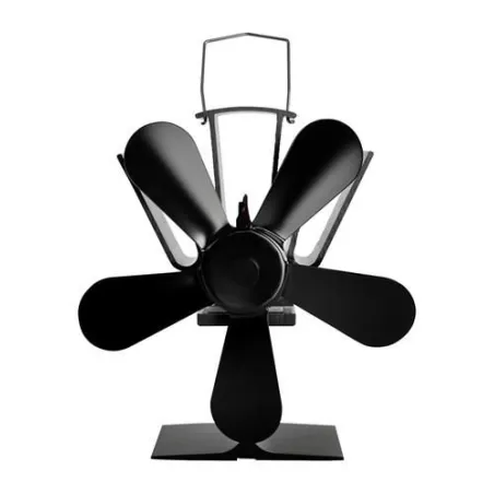 5 lāpstiņu kamīna ventilators