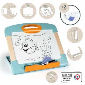 Burvju Tāfele Smoby Magnetic modulo slate Balts Koks
